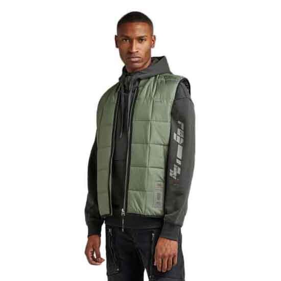 

Жилет G-Star Meefic Quilted, зеленый