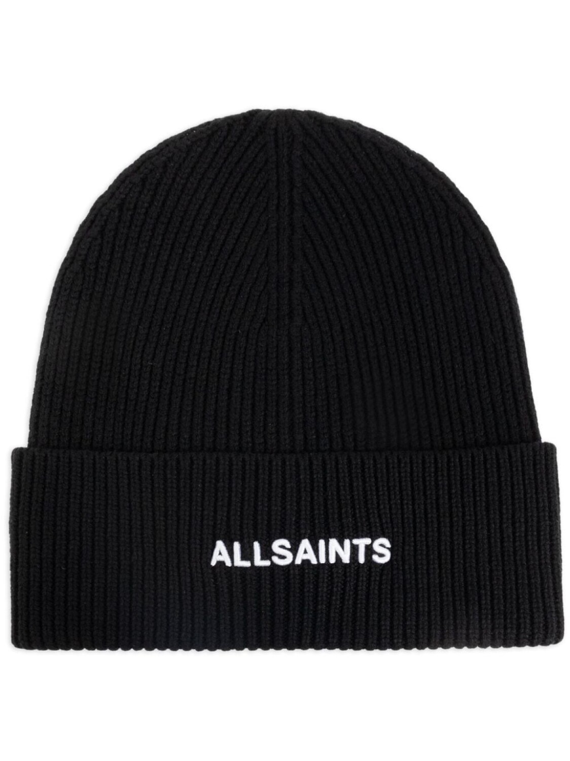 

Шапочка с вышитым логотипом AllSaints, черный
