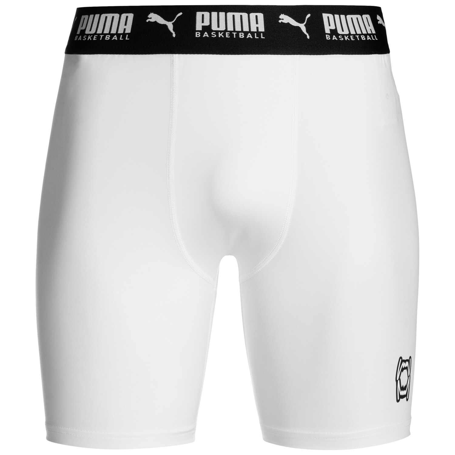 

Брюки Puma Funktionsshorts Hoops Team Baselayer, белый