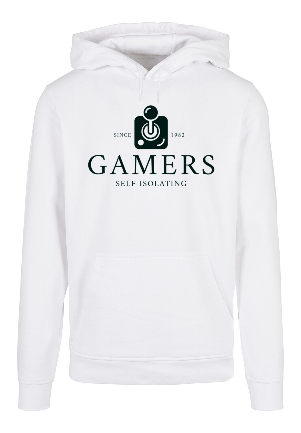 

Пуловер F4NT4STIC Basic Hoodie Retro Gaming Gamers Self Isolating, белый
