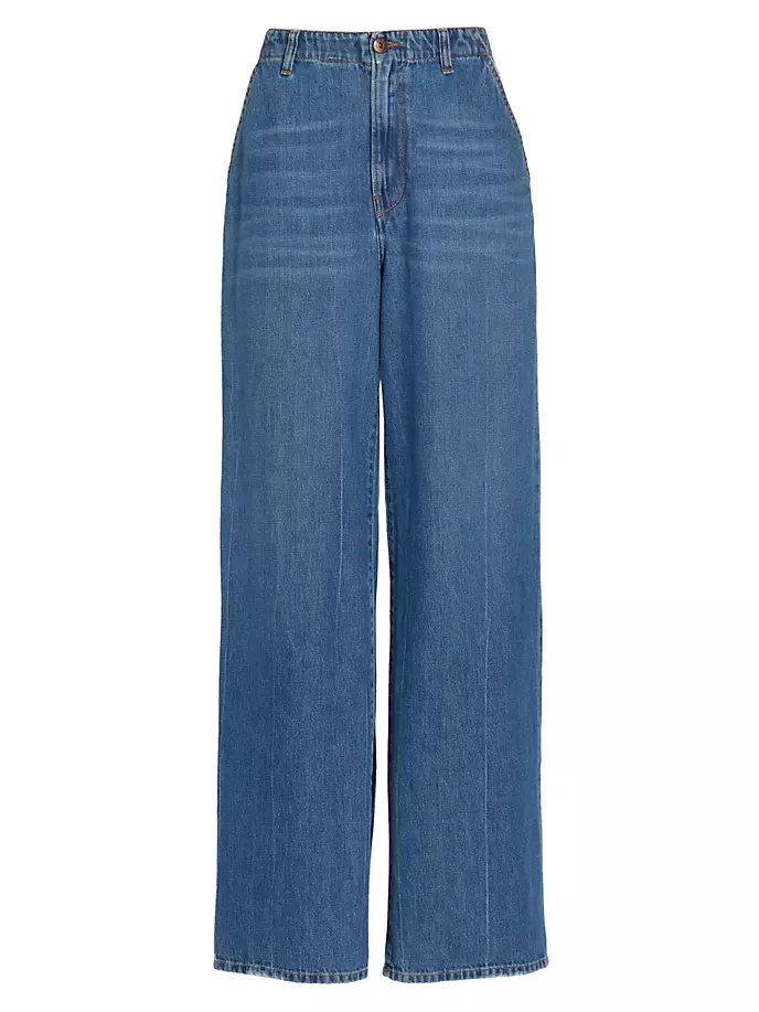 Мешковатые джинсовые брюки с флипом 3X1, цвет leni