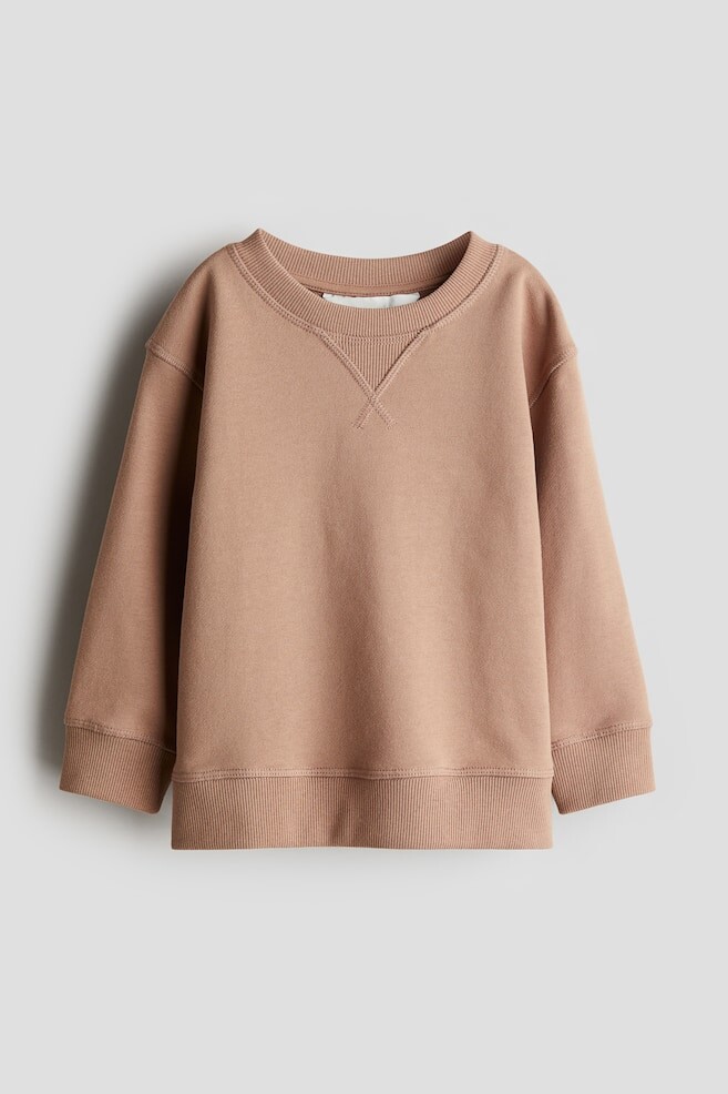 

Толстовка с круглым вырезом H&M, бежевый