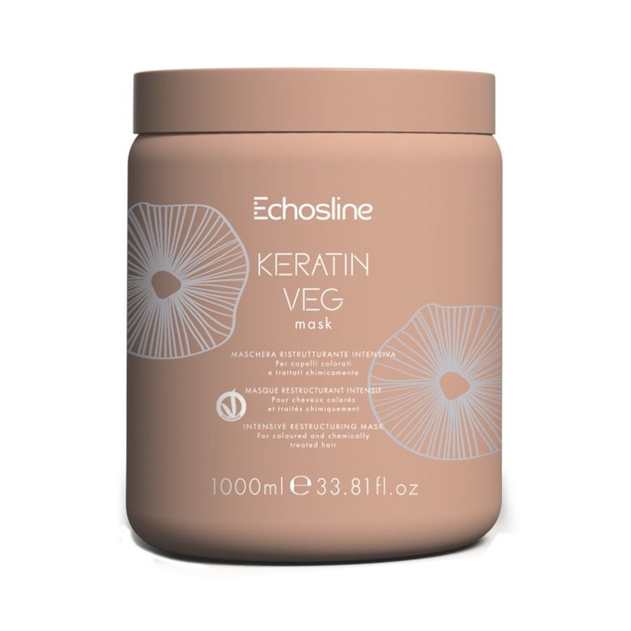 

Echosline, Keratin Veg, восстанавливающая маска для волос, 1000 мл