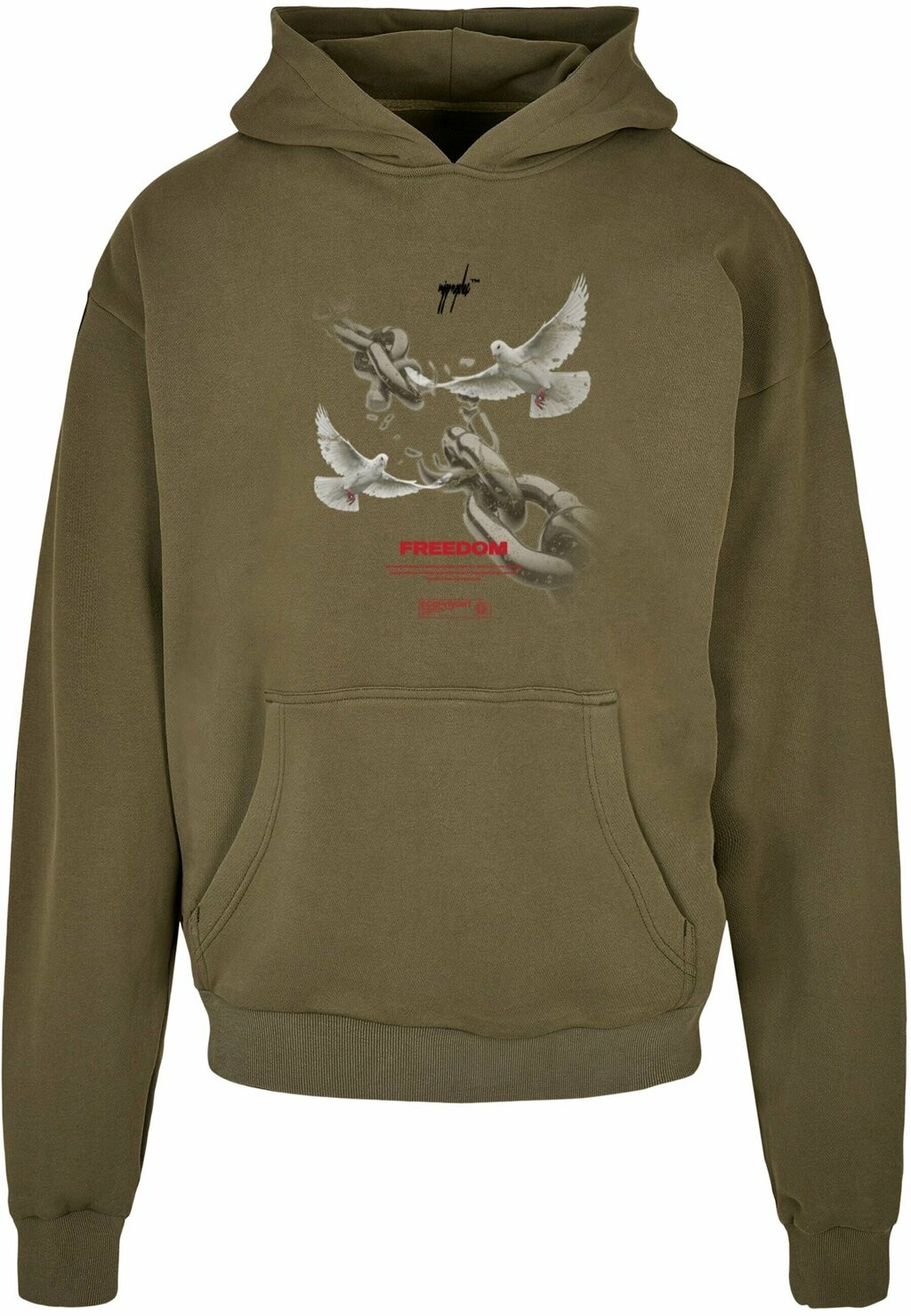 

Толстовка с капюшоном FREEDOM X HEAVY OVERSIZED MJ Gonzales, оливковый