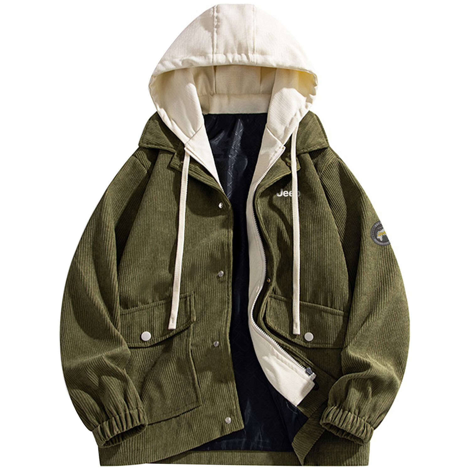 

Куртка унисекс Jeep, цвет Off-white【Regular】
