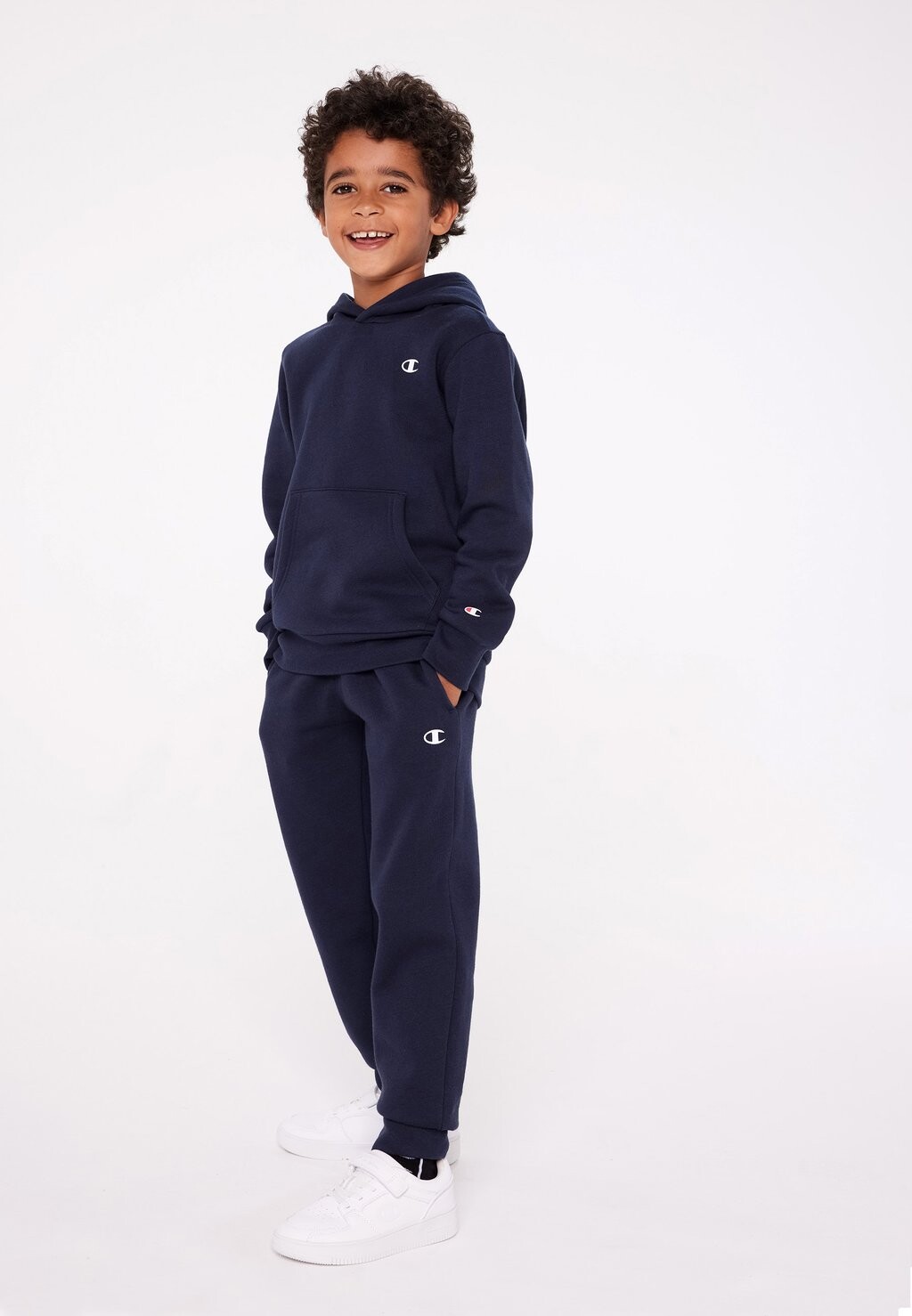 

Толстовка с капюшоном Basic Hooded Unisex Champion, цвет navy