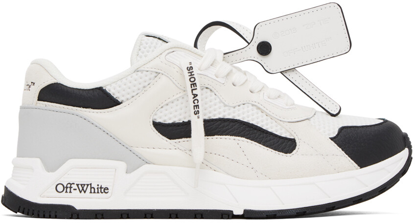 

Бело-черные кроссовки Kick Off Off-White
