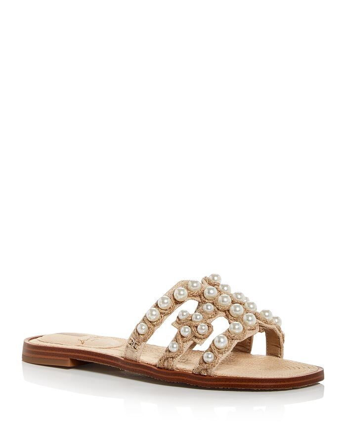 

Женские шлепанцы Bay Pearl с украшением из жемчуга Sam Edelman