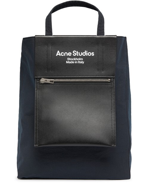 

Сумка-тоут через плечо Acne Studios, черный