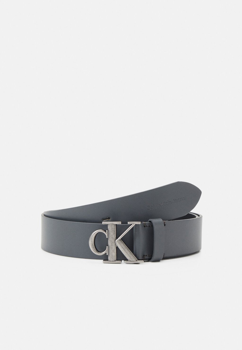 Ремень MONO PLAQUE Calvin Klein Jeans, цвет dark ash grey ремень round mono plaque calvin klein jeans черный