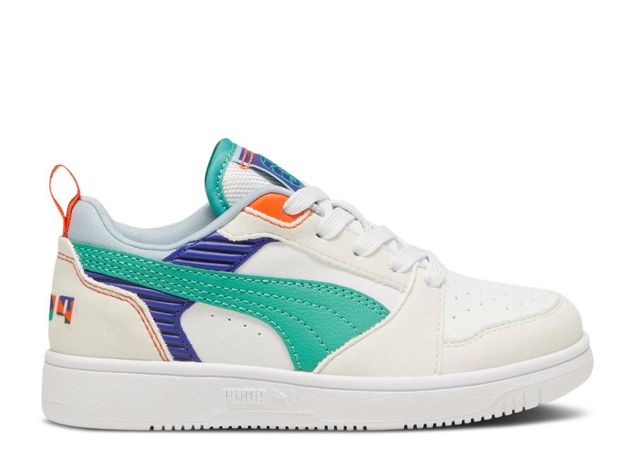 

Кроссовки Puma Rebound V6 Low Little Kid, цвет Ready Set Better