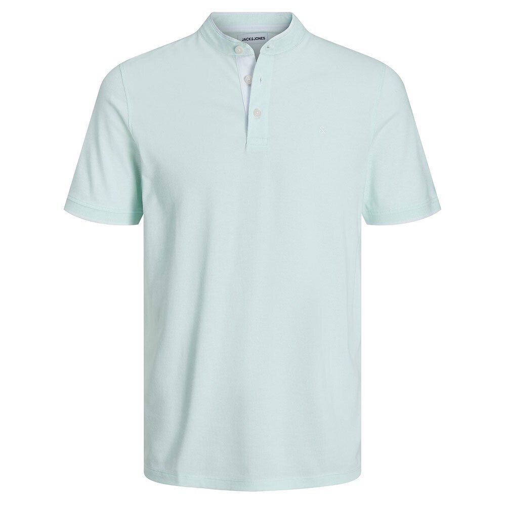 

Поло Jack & Jones Paulos Mao Noos, зеленый