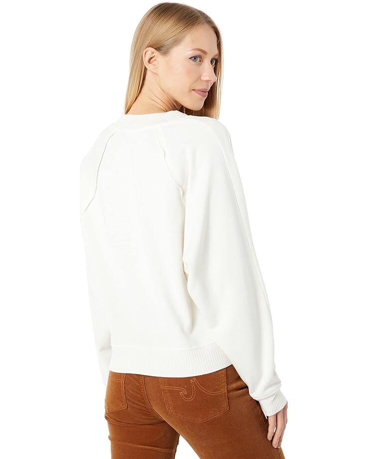 Толстовка Splendid Morgan Harper Nichols Wild and Free Pullover Eco Fleece Sweatshirt, цвет Porcelain