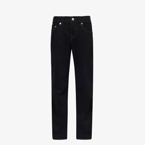 

Джинсы Ricky прямого кроя из эластичного денима свободного кроя True Religion, черный