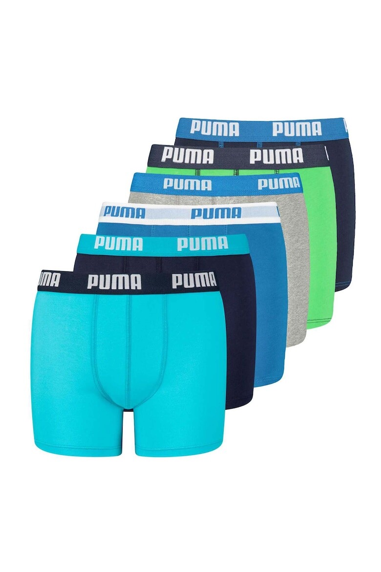 

Боксеры однотонные – 6 пар Puma, черный