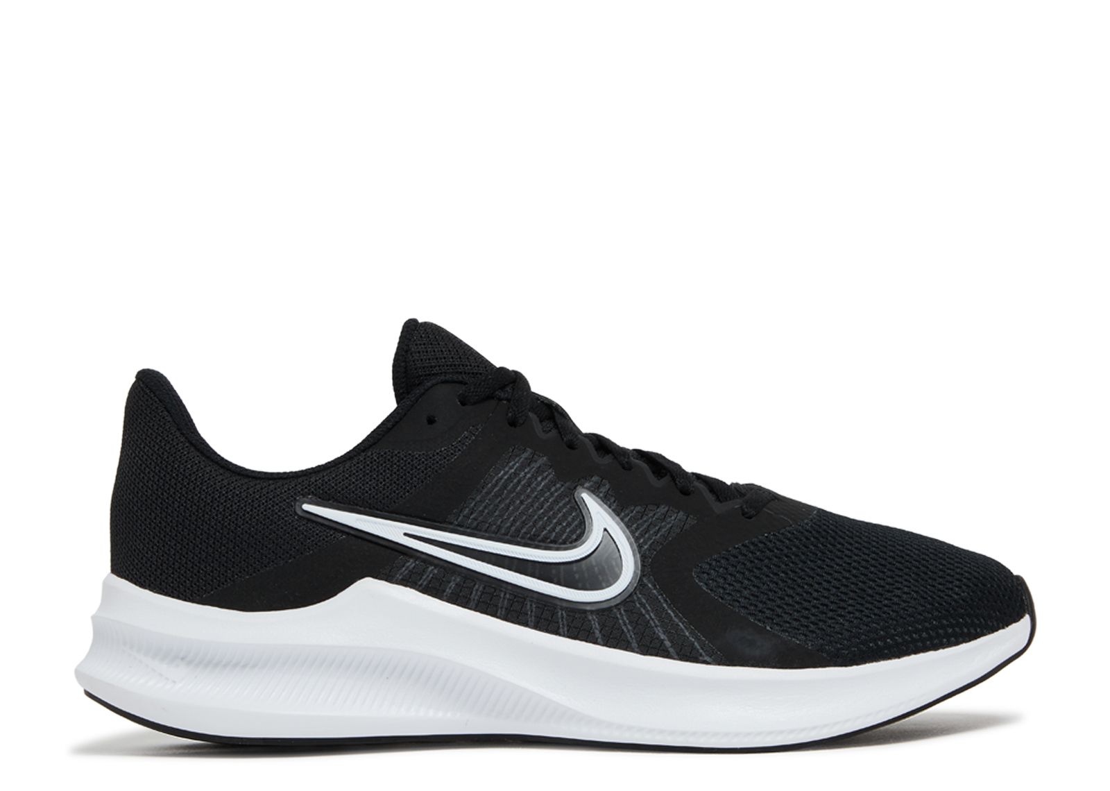 Кроссовки Nike Downshifter 11 Extra Wide 'Black White', черный