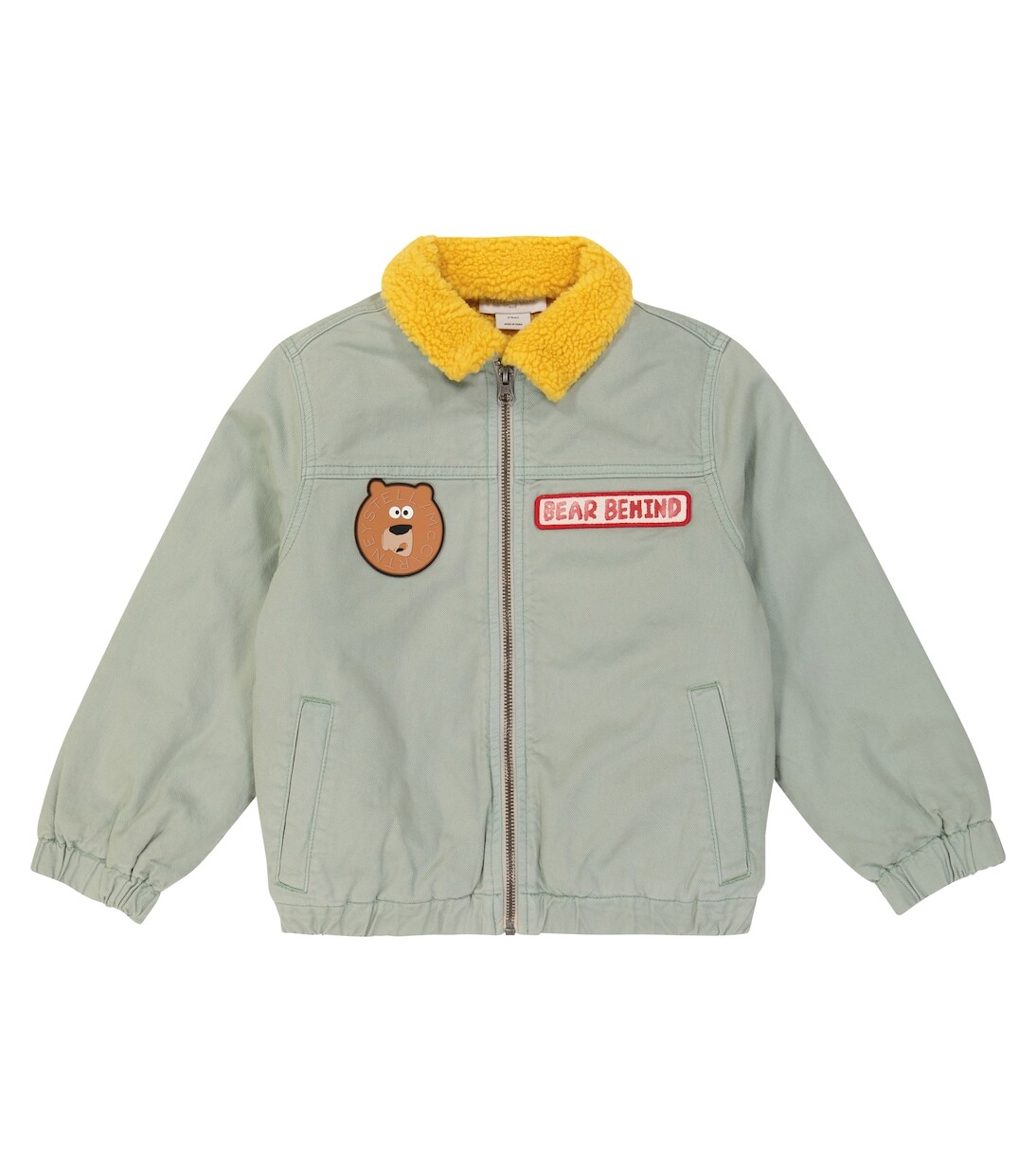 

Джинсовая куртка с вышивкой Stella Mccartney Kids, синий