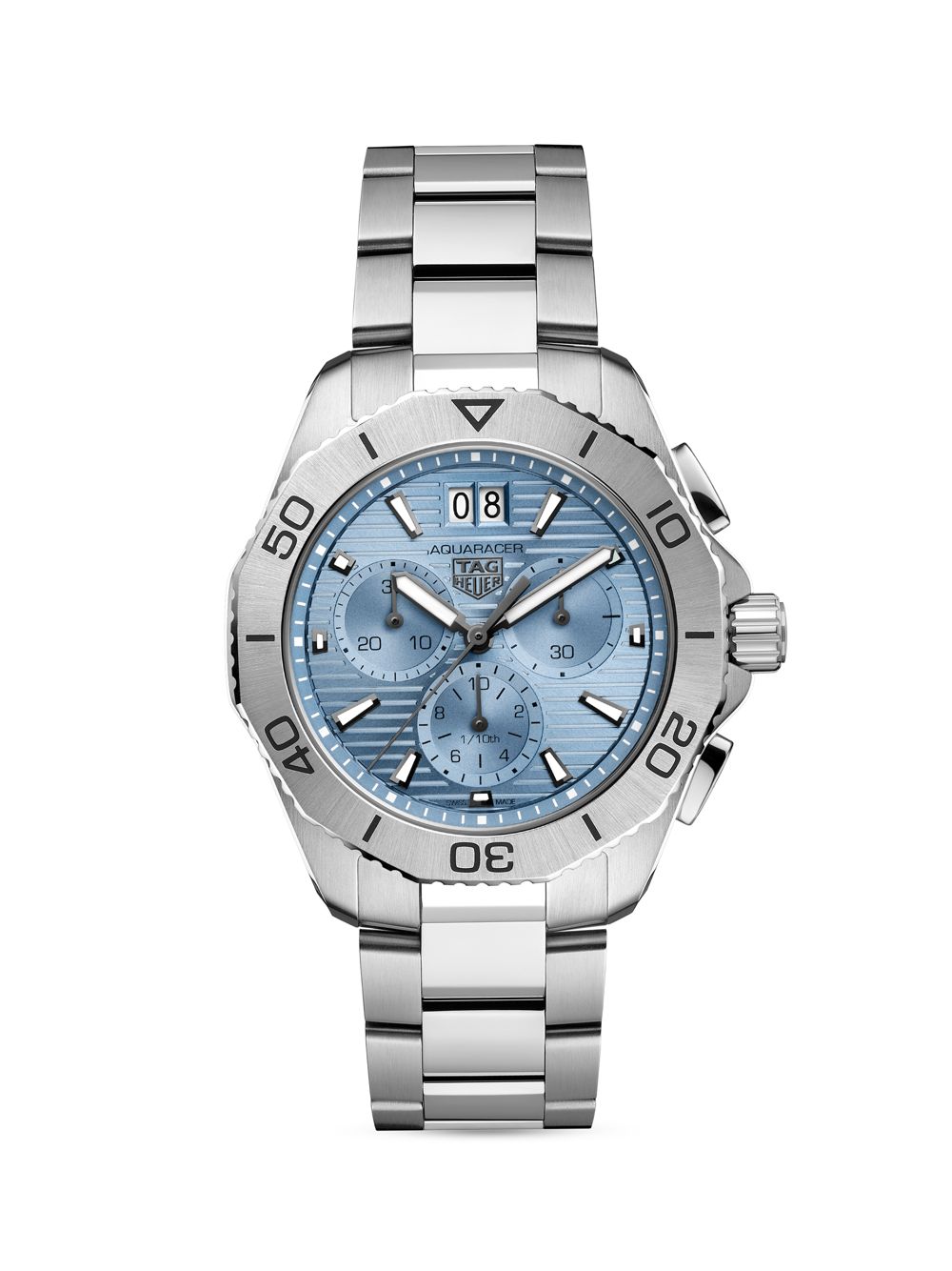 цена Часы Aquaracer Professional с браслетом из нержавеющей стали TAG Heuer, синий