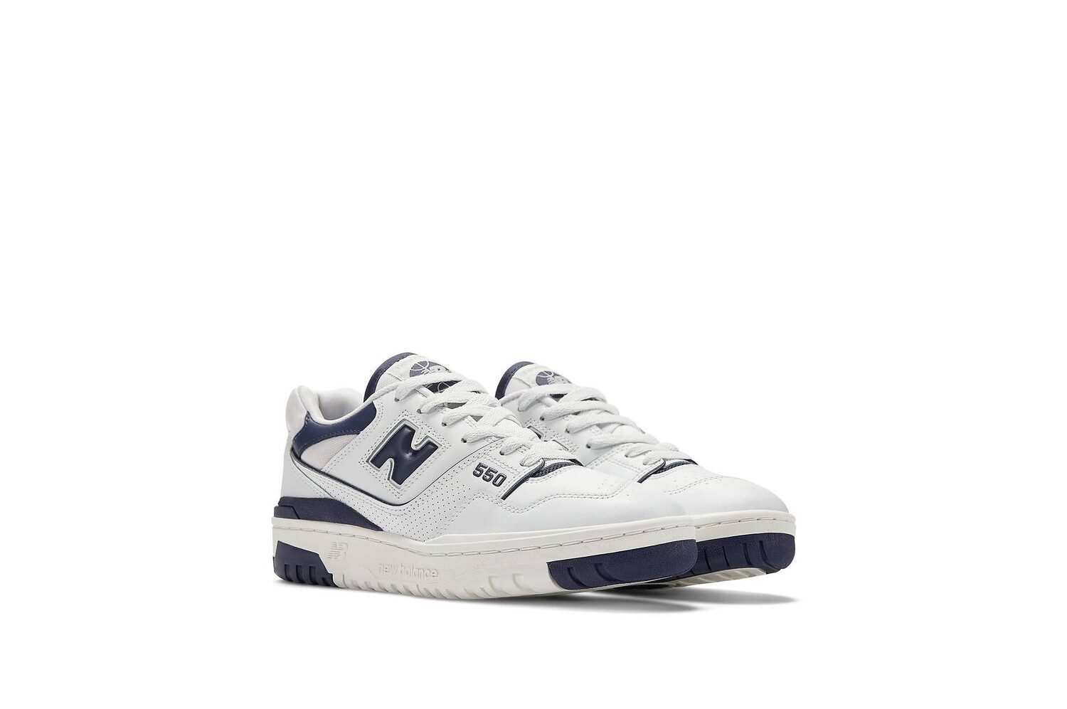 

Бело-синие кроссовки New Balance 550