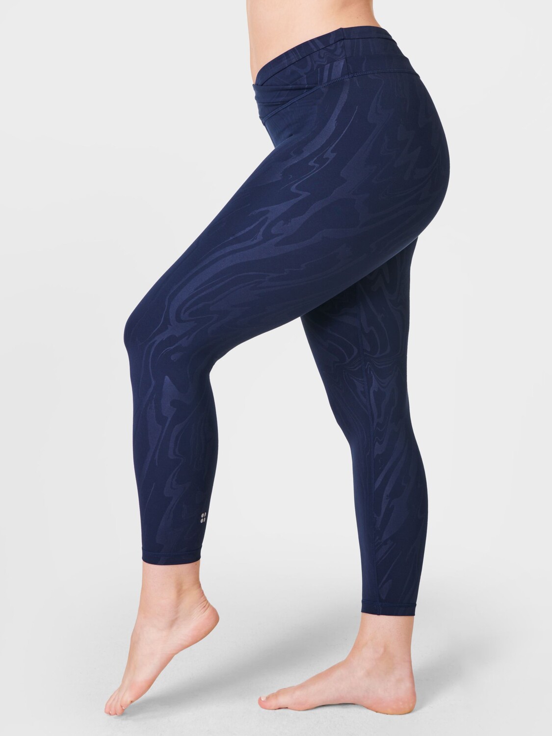

Облегающие леггинсы с запахом на талию 7/8 на весь день Sweaty Betty, синий