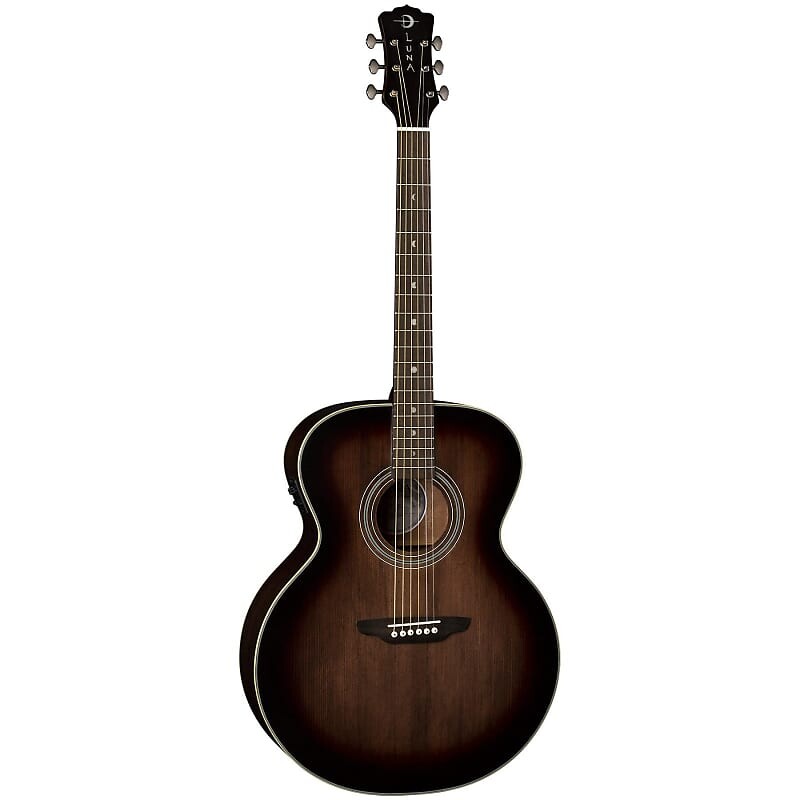 

Акустическая гитара Luna Art Vintage Jumbo A/E Acoustic Guitar