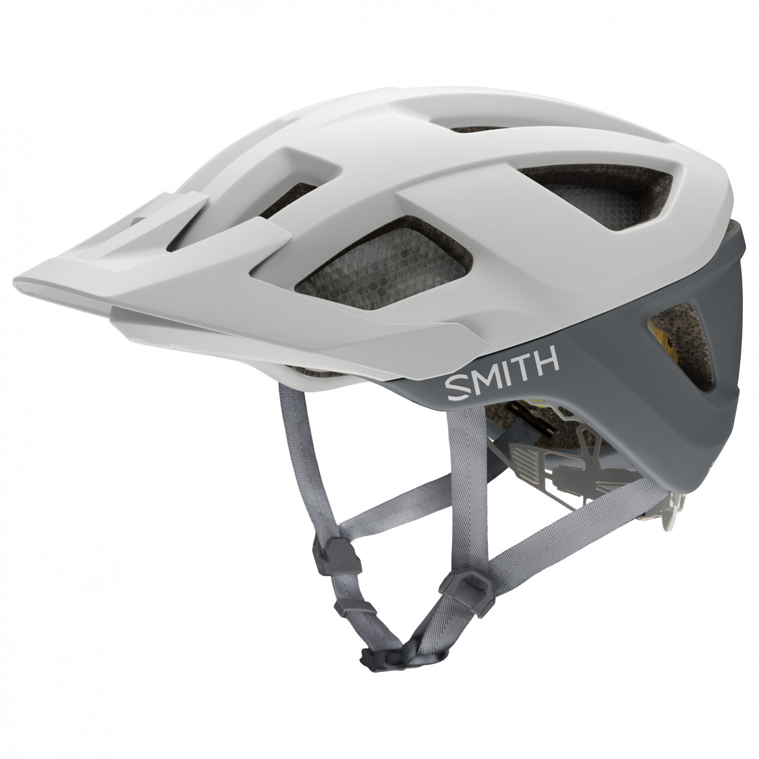 

Велосипедный шлем Smith Session MIPS, цвет Matte White/Cement