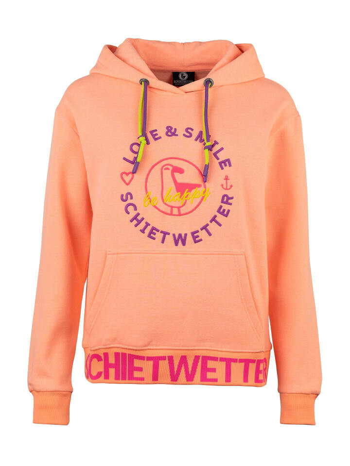 

Худи SCHIETWETTER Haifisch Greta, цвет neonaprikot