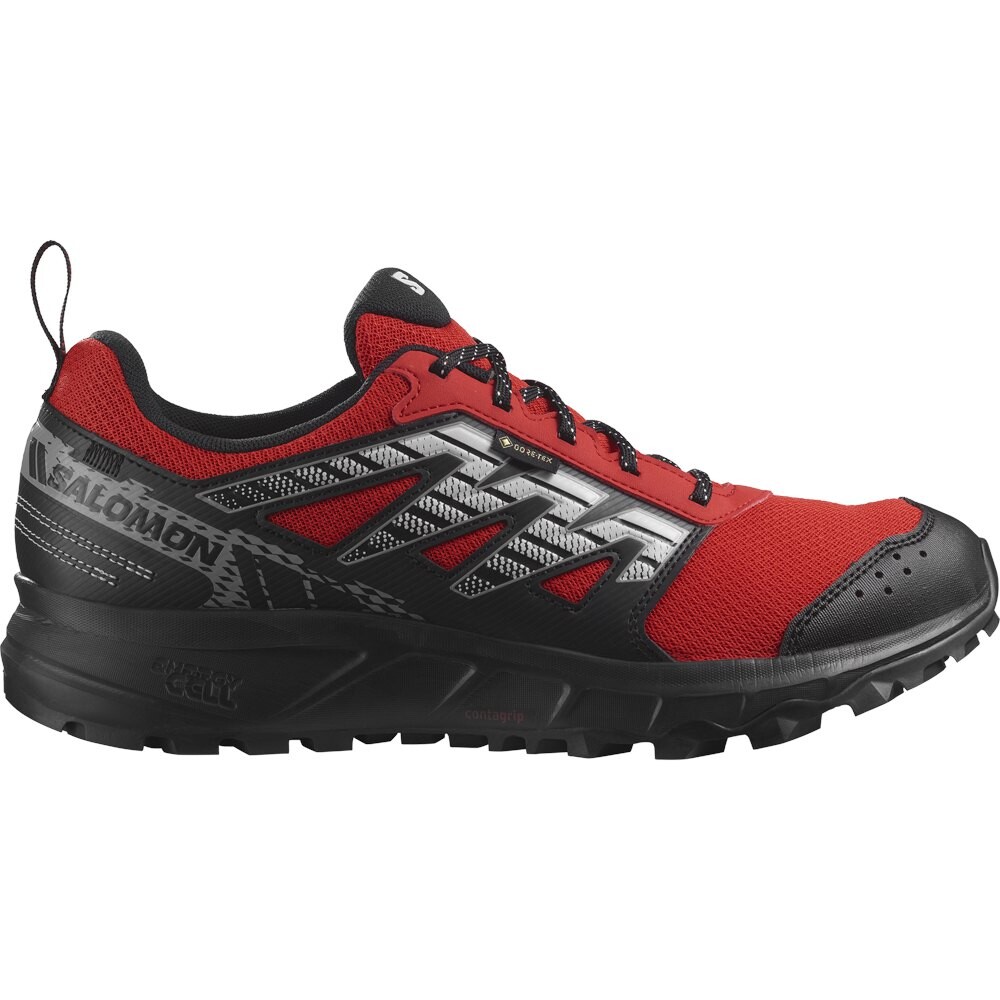 

Кроссовки для бега Salomon Wander Goretex Trail, красный
