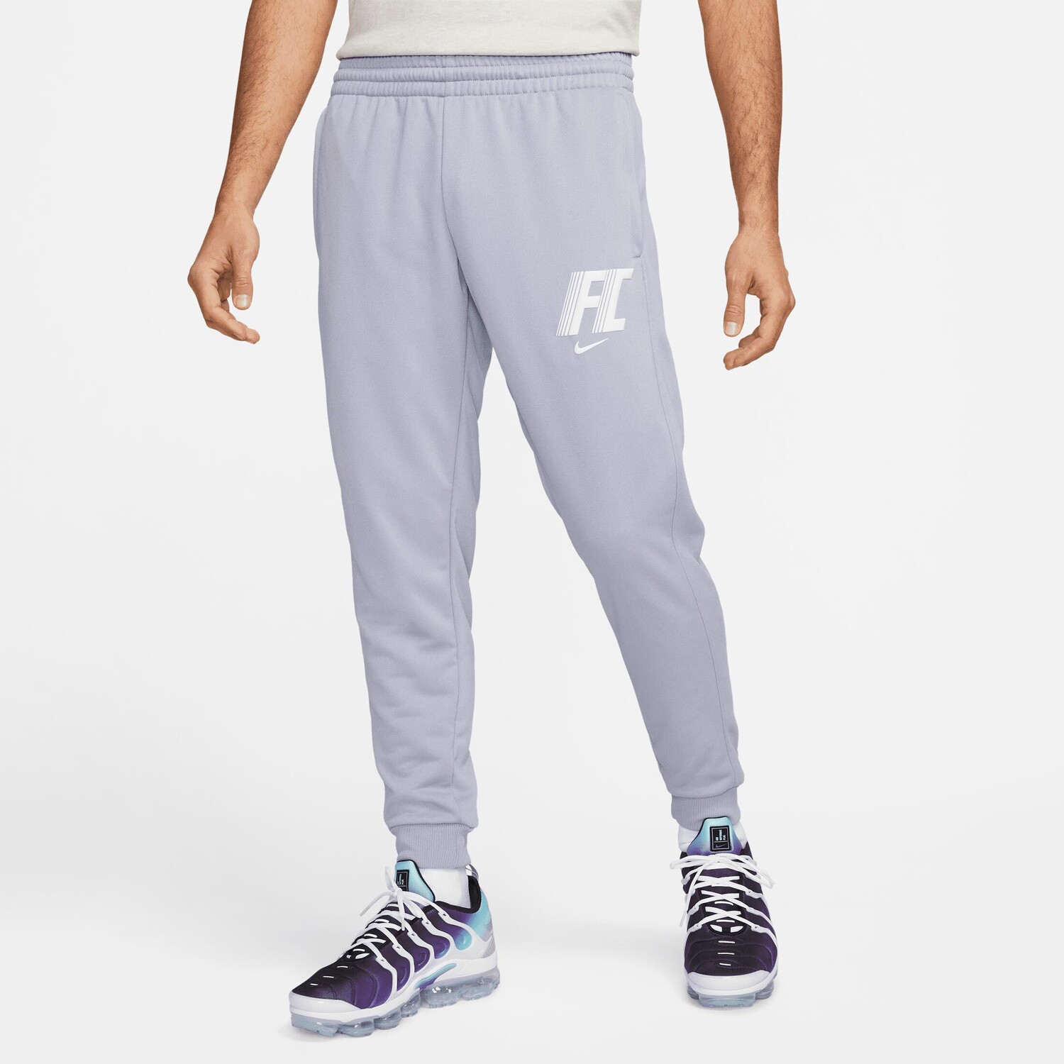 

Брюки Nike Jogginghose Dri FIT F.C. Fleece, цвет hellblau/weiß