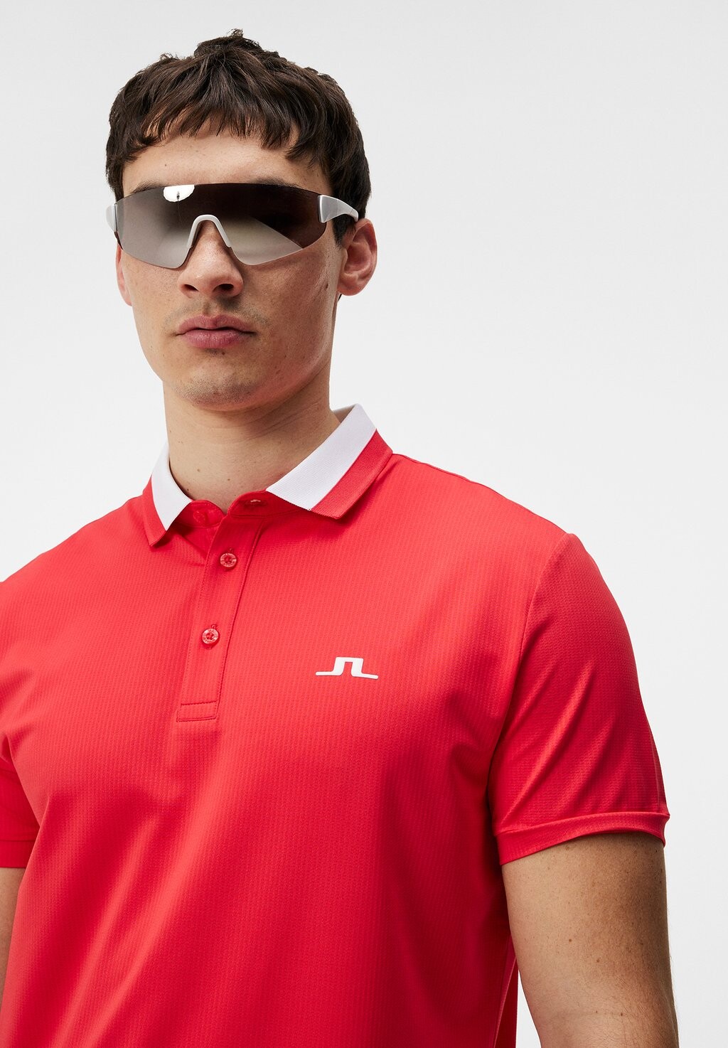 

Рубашка-поло J.LINDEBERG Sports, красный Regular Fit