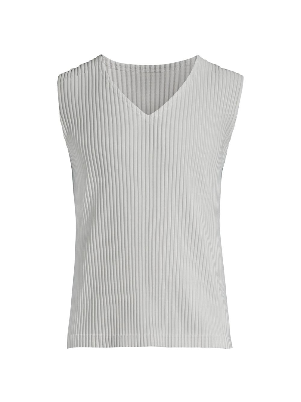 

Плиссированная футболка Flowers And Vases Basics Homme Plissé Issey Miyake, серый