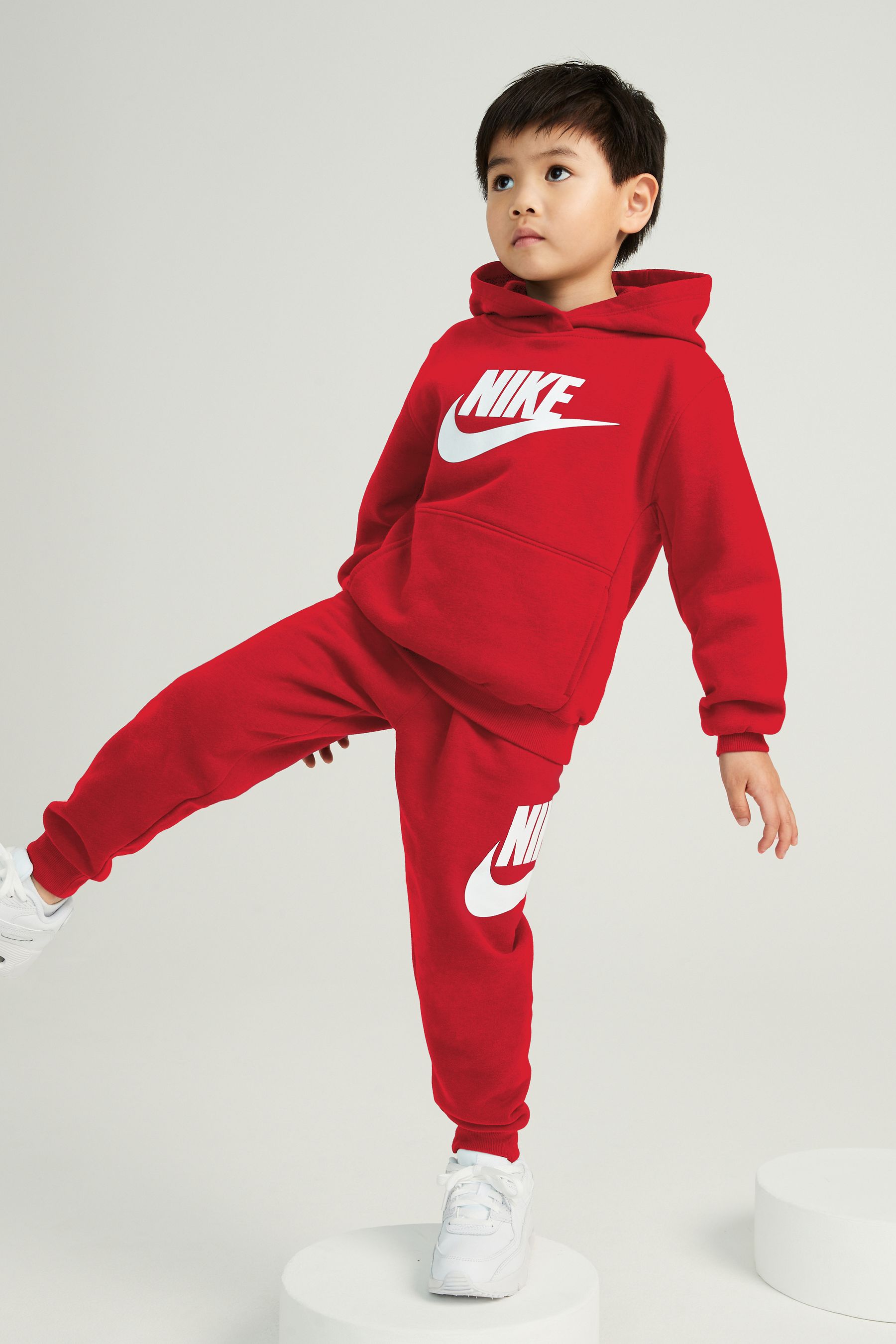 Флисовый спортивный костюм Club для малышей Nike, красный цена и фото