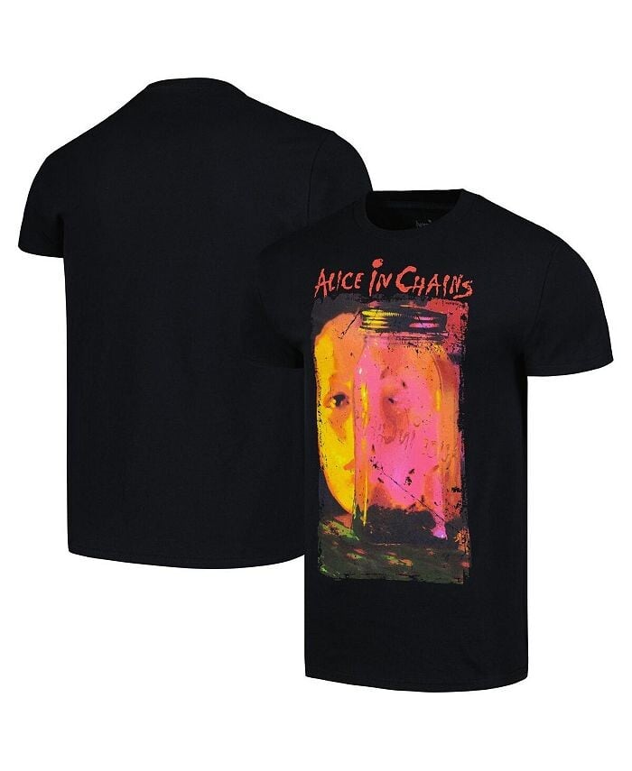 

Мужская черная футболка Alice in Chains Jar of Flies Manhead Merch, черный