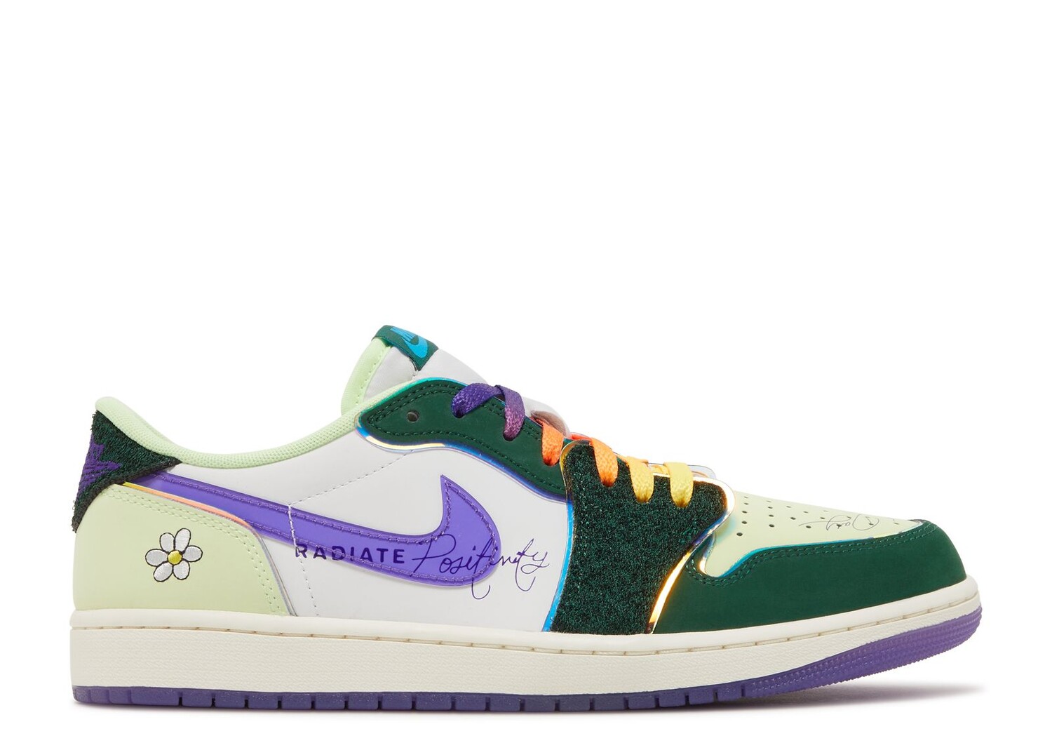 

Кроссовки Air Jordan Air Jordan 1 Retro Low Og 'Doernbecher 2023', зеленый