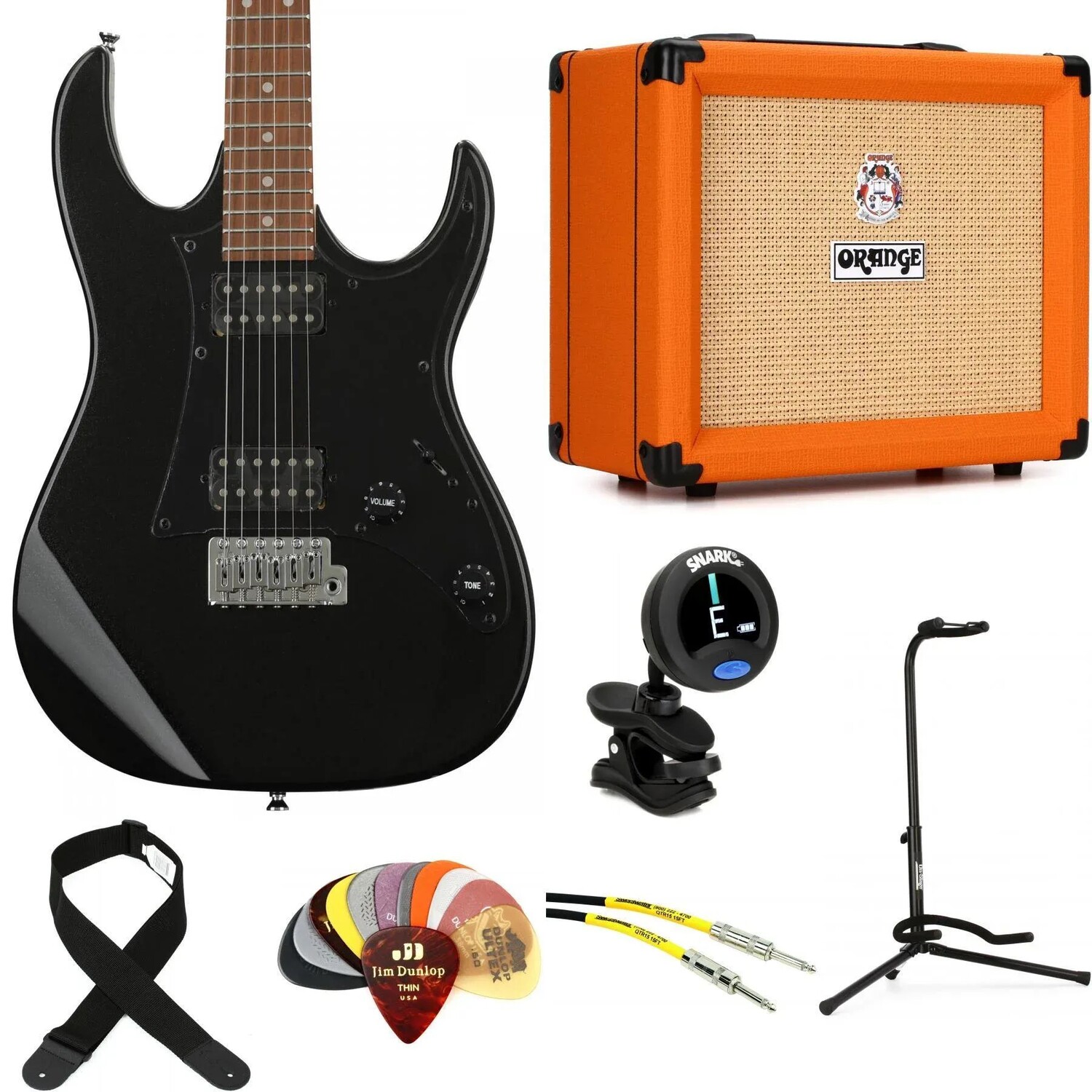 

Комплект Ibanez Gio GRX20Z и Orange Crush 20 Amp Essentials — Black Night