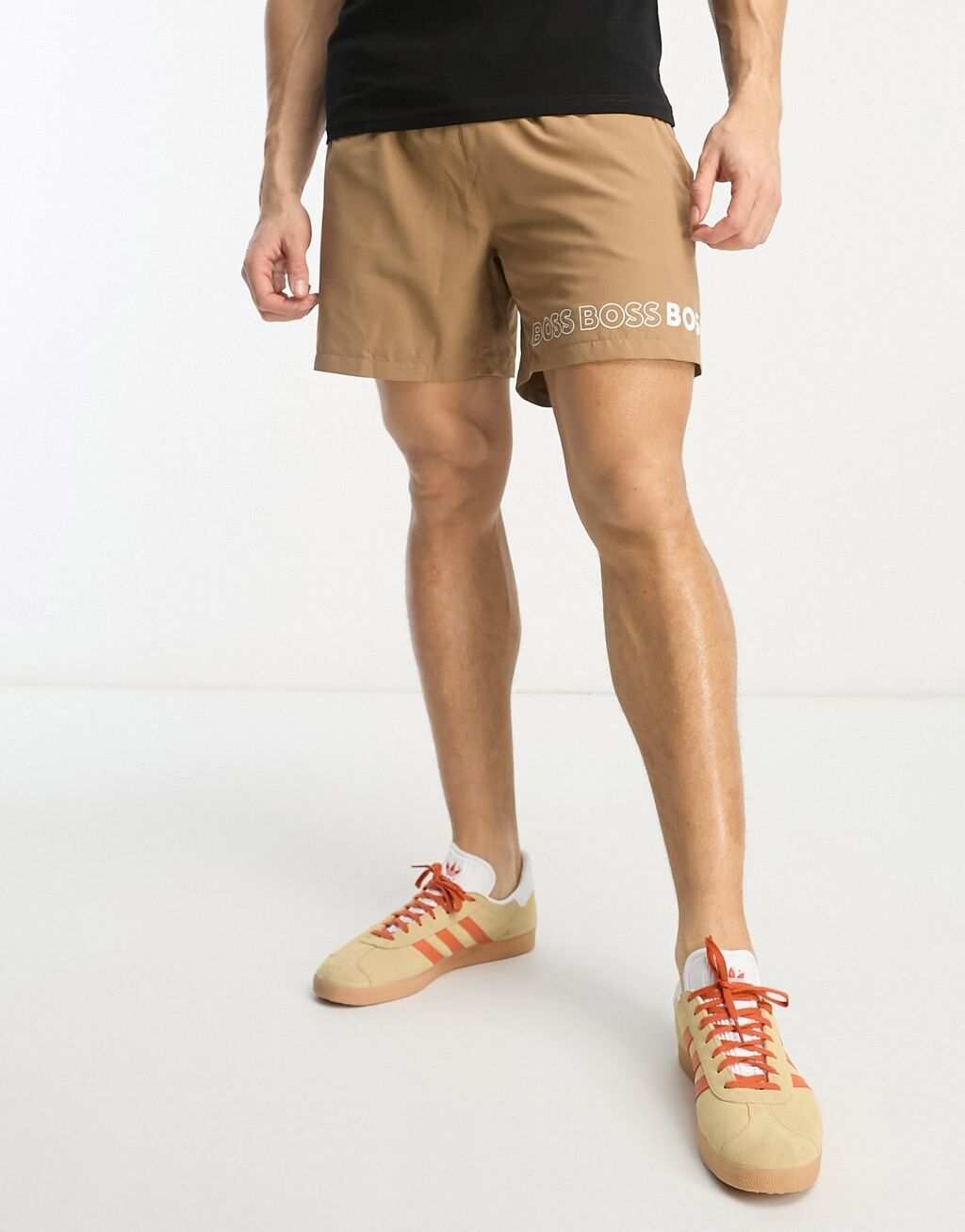 

Бежевые шорты для плавания BOSS Swimwear Starfish