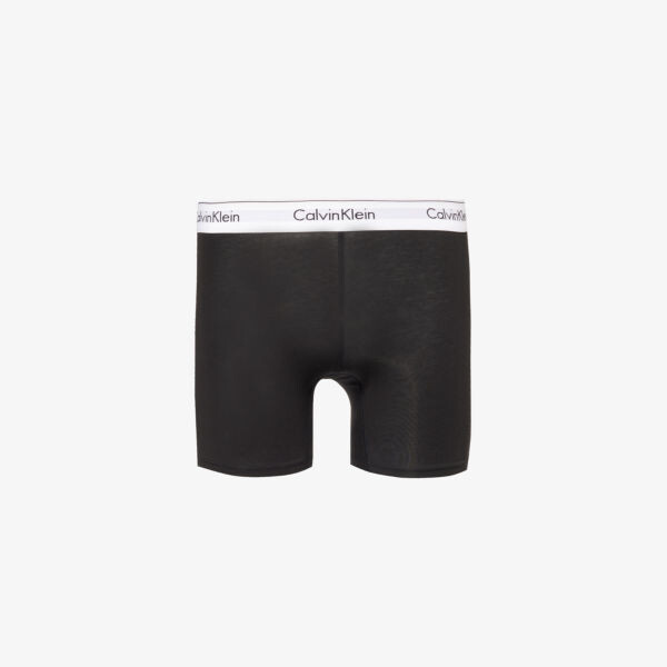 

Трусы-Боксеры из эластичной хлопковой смеси с логотипом и поясом Calvin Klein, черный