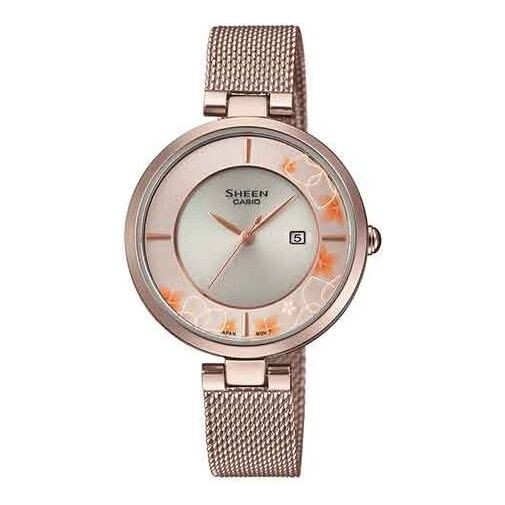 

Часы CASIO SHEEN Series SHS-C110CGM-4AUPFH Gold, розовый