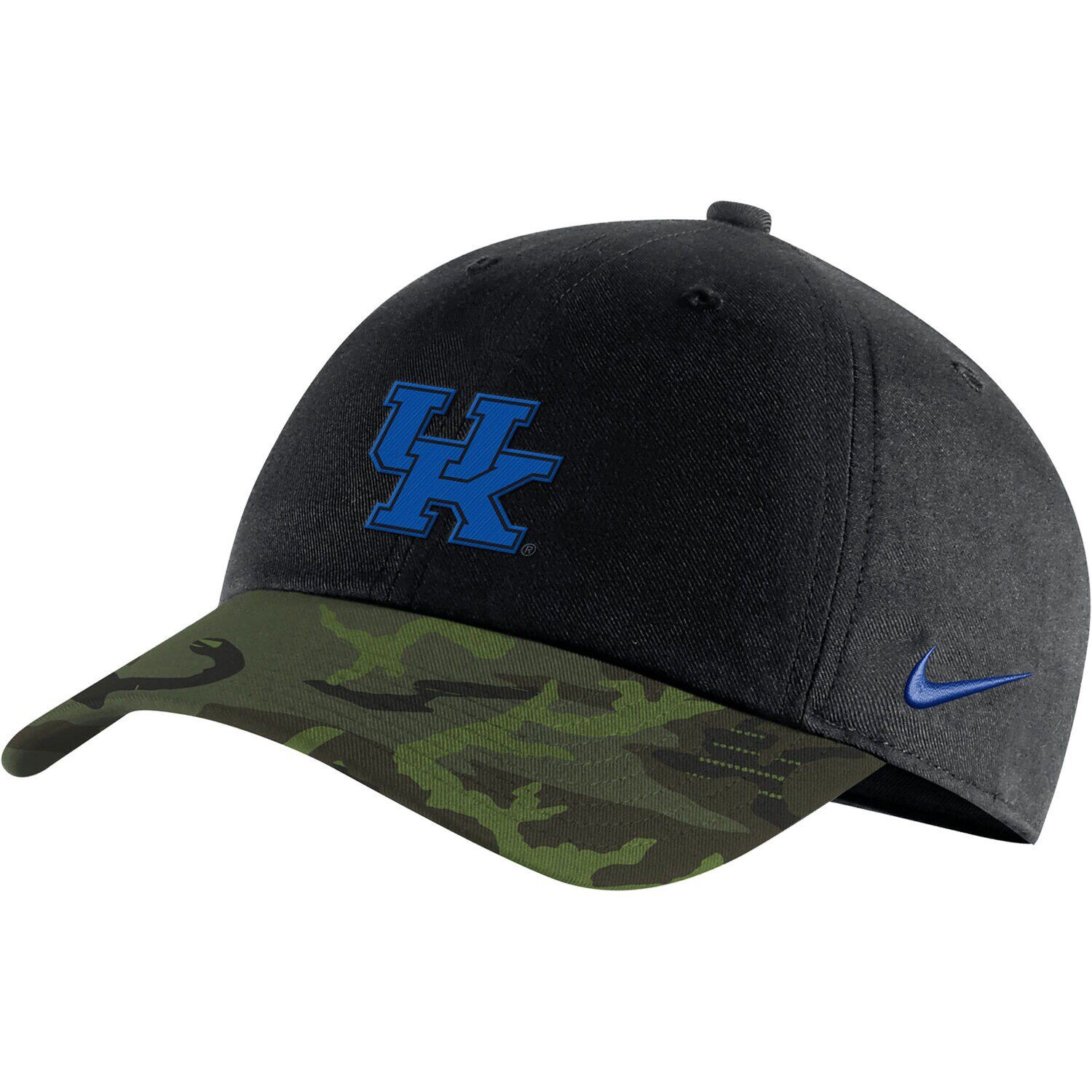 

Мужская регулируемая кепка Nike Black/Camo Kentucky Wildcats Veterans Day 2Tone Legacy91