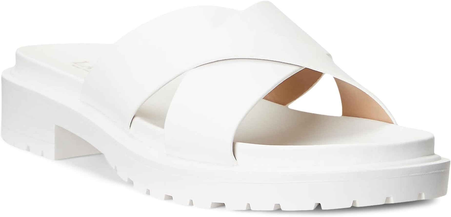 

Сандалии на плоской подошве Kelsie Flat Sandal LAUREN Ralph Lauren, цвет Snow White