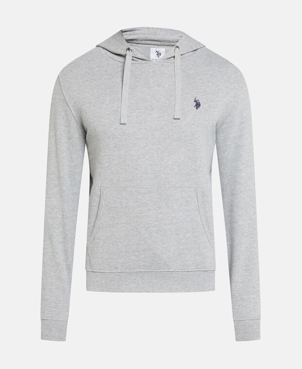 

Толстовка с капюшоном U.S. Polo Assn., средне-серый