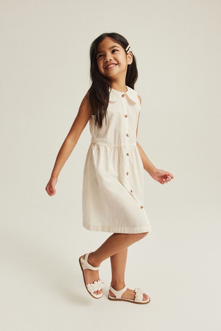 Платье-Блузка без рукавов H&M, бежевый