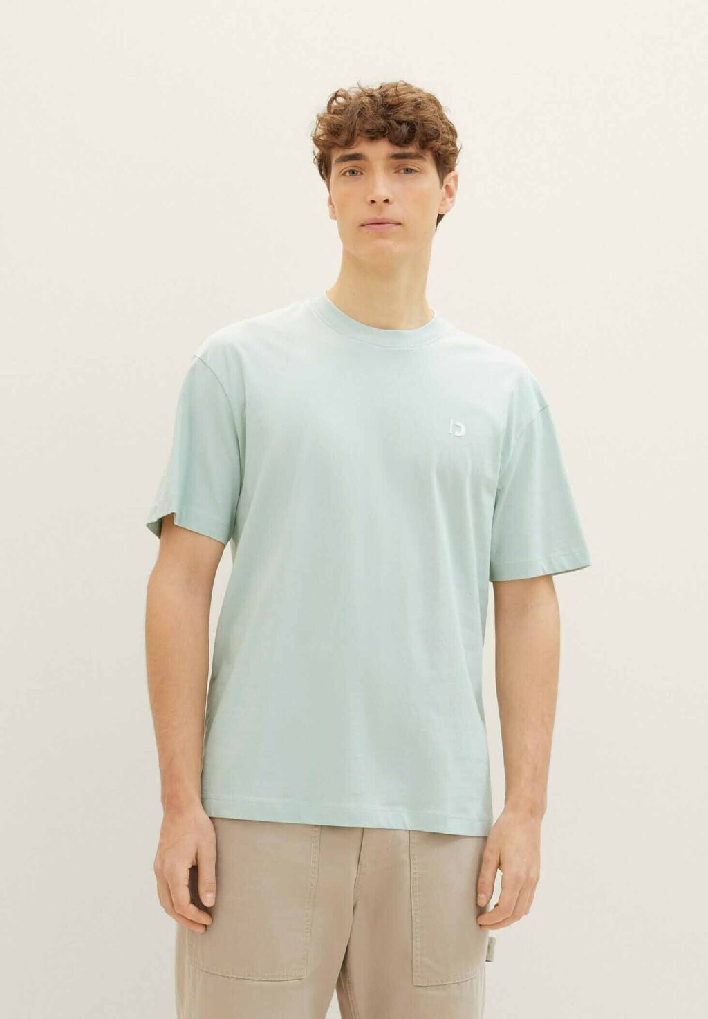 

Футболка базовая RELAXED TOM TAILOR DENIM, цвет sea foam