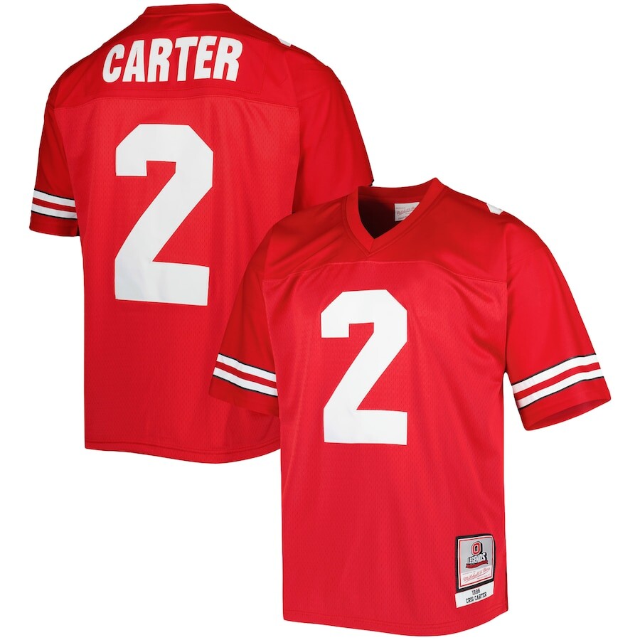 

Джерси Mitchell & Ness Ohio State Buckeyes, алый