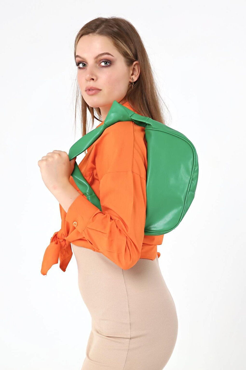 Женская сумка с узлом A Teen Project, зеленый