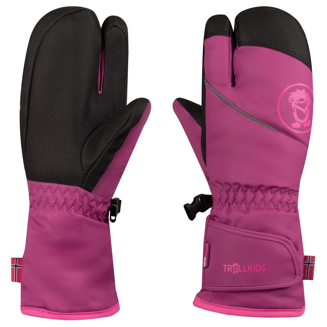 

Перчатки Trollkids Troll 3 Finger Glove, цвет Bright Berry/Light Magenta