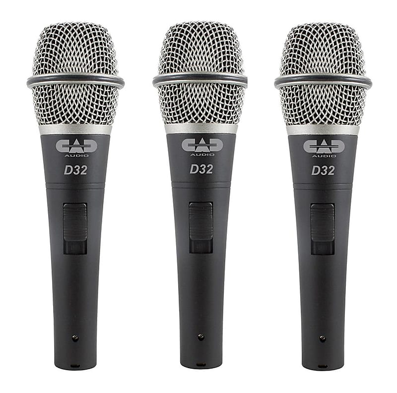 Микрофон CAD D32X3 Supercardioid Vocal Microphones (3-Pack)