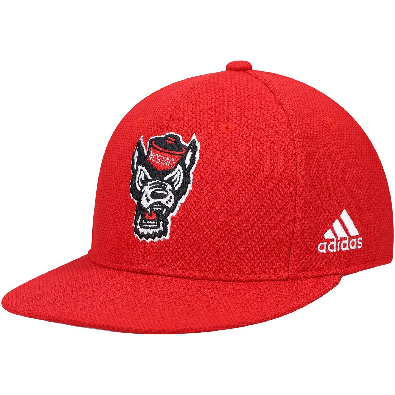 

Мужская бейсбольная кепка adidas Red NC State Wolfpack Team On-Field