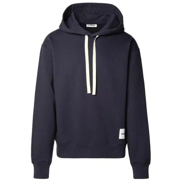 

Футболка navy cotton sweatshirt Jil Sander, синий