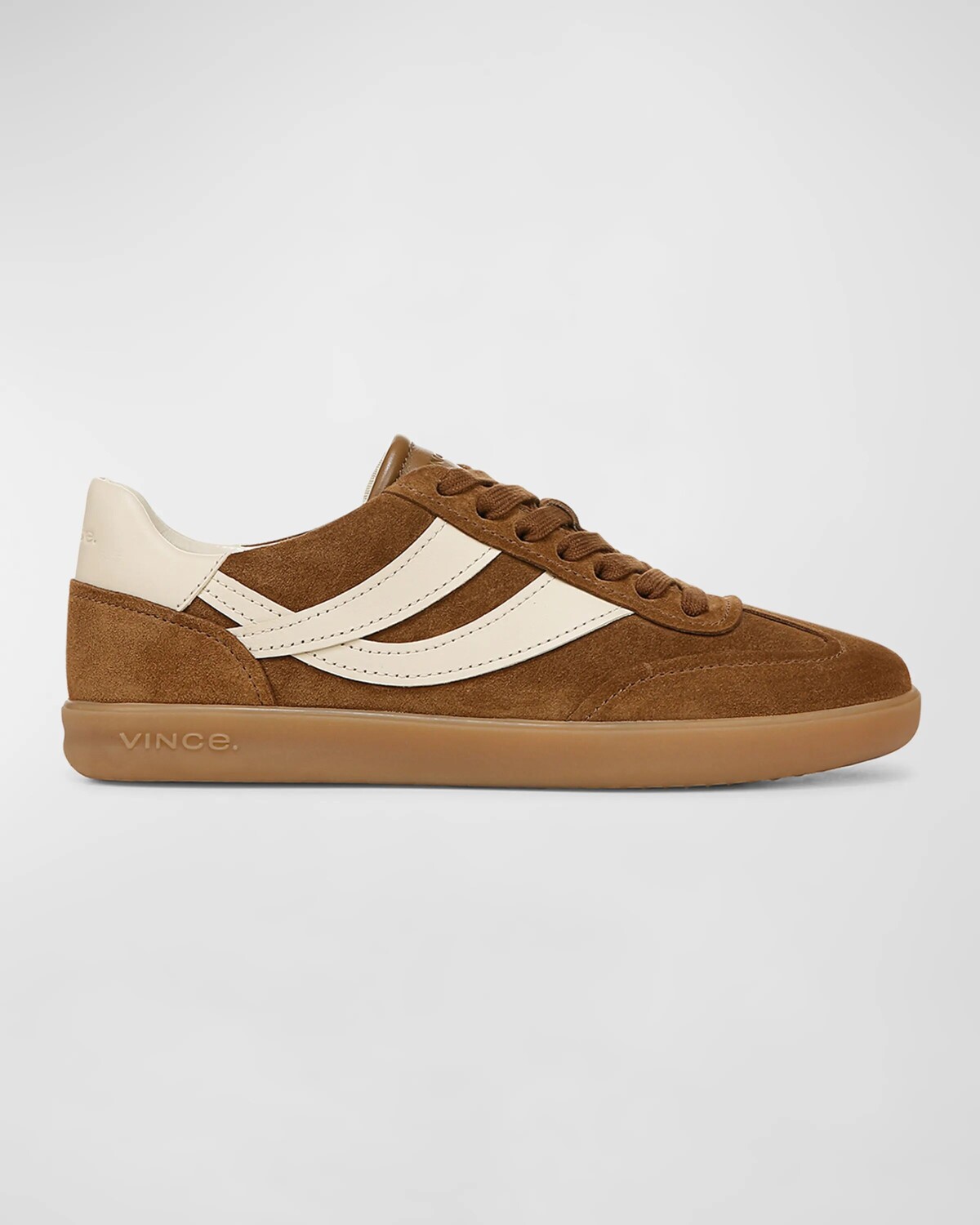 

Кроссовки Oasis в стиле ретро из смешанной кожи Vince, цвет Elm Wood Brown Suede